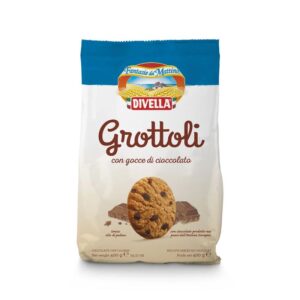 Divella Grottoli Frollini con Gocce di Cioccolato - 400 gr.
