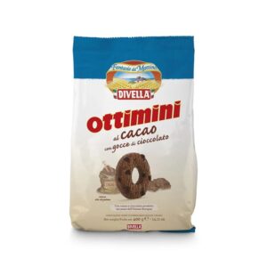 Divella Ottimini al Cacao con Gocce di Cioccolato - 400 gr.