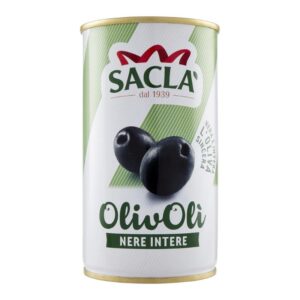 Saclà Olive Nere Intere - 330 g