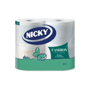 Nicky Fashion Carta Igienica 4 veli - 4 rotoli