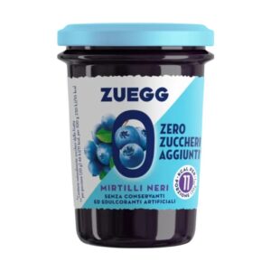 Zuegg Confettura 0 Zuccheri Aggiunti Mirtillo - 220 g