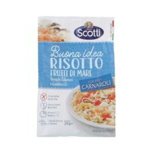 Scotti Risotto ai Frutti di Mare Vongole, Calamari e Gamberetti - 210 g