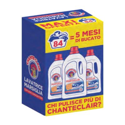 Chante Clair Lavatrice Marsiglia 84 Lavaggi - 1,26 L | 3 PZ