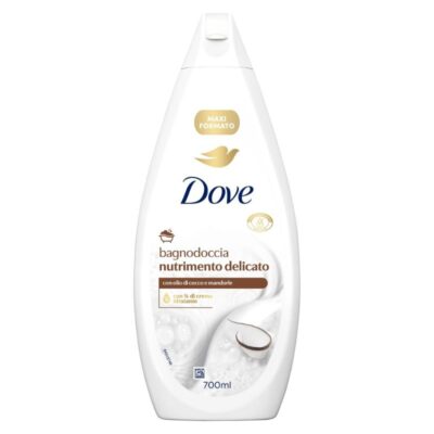 Dove Bagnodoccia Nutrimento Delicato con Olio di Cocco e Mandorle - 700 ml