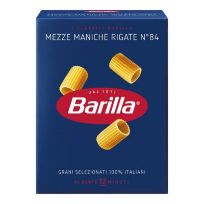 Barilla Mezze Maniche Rigate N. 84 500 G