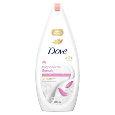 Dove Bagnodoccia Floreale con Fiori di Loto e al Profumo di Frutti Rossi - 700 ml