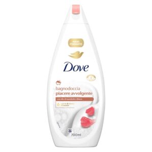 Dove Bagnodoccia Piacere Avvolgente con Olio di Mandorle e Ibisco - 700 ml