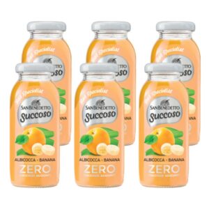 San Benedetto Succoso Zero Bar Specialist | Albicocca, Banana - 0,20 L