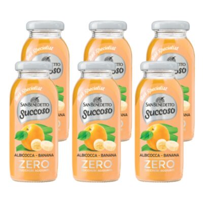 San Benedetto Succoso Zero Bar Specialist | Albicocca, Banana - 0,20 L