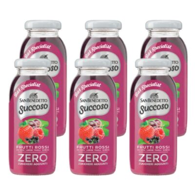 San Benedetto Succoso Zero | Frutti Rossi - 6 PZ