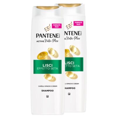 Pantene PRO-V Shampoo Lisci Effetto Seta - 2 x 250 ml