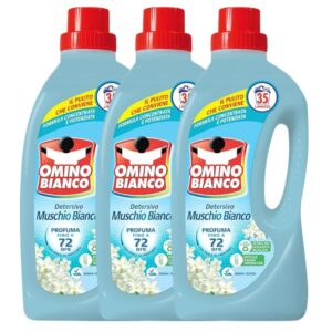 Omino Bianco Detersivo Liquido Muschio Bianco 35 Lavaggi - 3 x 1,4 L