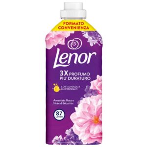 Lenor Ammorbidente Concentrato Ametista Rosa e Notte di Muschio 87 Lavaggi - 1,827 L
