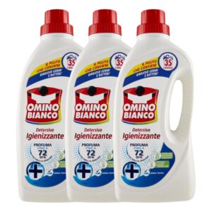 Omino Bianco Detersivo Liquido Igienizzante 35 Lavaggi - 3 x 1,4 L