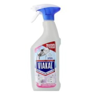 Viakal Spray Anticalcare Fresco Profumo Rosa di Primavera 470 ml