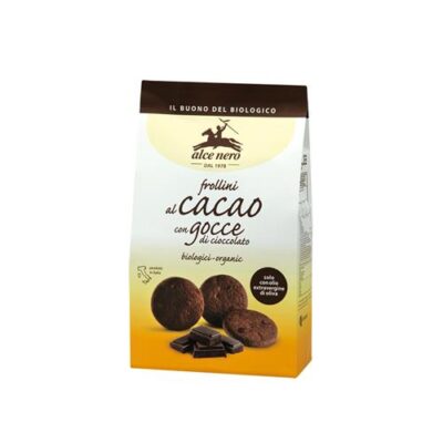 Alce Nero Frollini Al Cacao Con Gocce Di Cioccolato 300 g