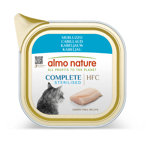 Almo Nature Complete Cat Sterilised Merluzzo 85 g