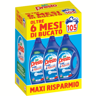 Bio Presto Liquido Classico 35 Lavaggi 3x1,575 L