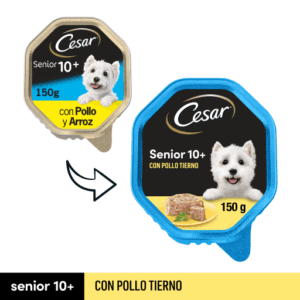 Cesar Flexi Senior 10+ Pollo e Riso 150 g