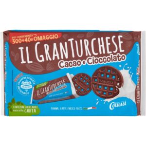 Colussi Biscotti Gran Turchese Cacao e Cioccolato 340 g