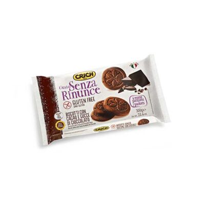 Crich Biscotti cacao gocce cioccolato senza glutine 300 g