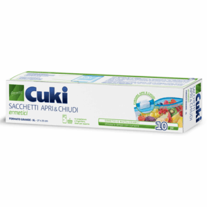 Cuki Sacchetti Apri & Chiudi Grandi x 10