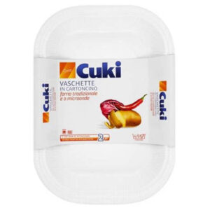 Cuki Vaschetta Microonde 4/6 Porzioni x 2 Rc86