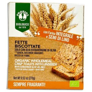D&D Fette Biscottate Integrali senza Zucchero 270 g