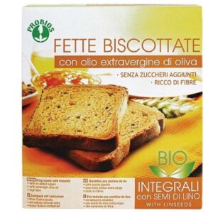 D&D Frollini Biscottati Integrali con Semi di Lino senza Zuccheri 270 g