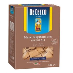 De Cecco Mezzi Rigatoni Integrali 500 g