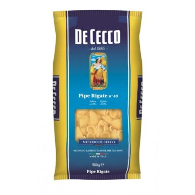 De Cecco Pasta Pipe Rigate n. 49 500 g
