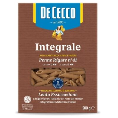 De Cecco Penne Rigate Integrali 500 g