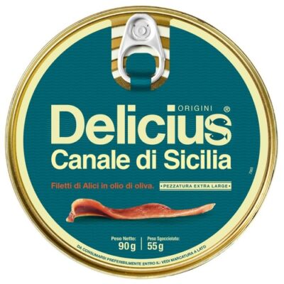 Delicius Filetti di Alici Sicilia Olio d'Oliva 90/55 g