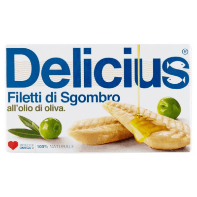Delicius Filetti di Sgombro in Olio d'Oliva 125/90 g