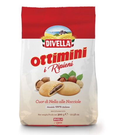 Divella Biscotti Ottimini Ripieni Nocciola 300 g