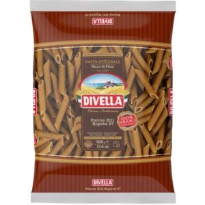 Divella Penne Ziti Rigate Integrali 500 g