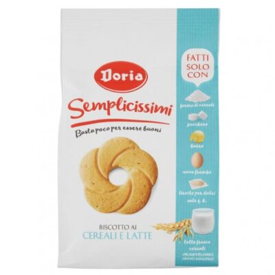 Doria Biscotti Semplicissimi Latte e Cereali 300 g