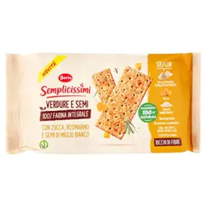 Doria Cracker Semplicissimi Zucca e Miglio 280 g