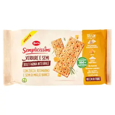 Doria Cracker Semplicissimi Zucca e Miglio 280 g