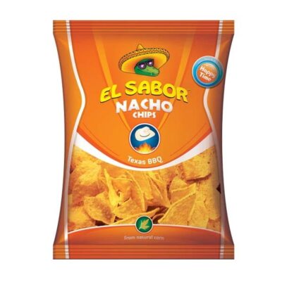 El Sabor Tortilla Nachos BBQ Texas 225 g