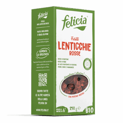 Felicia Fusilli Lenticchie Rosse Bio 250 g