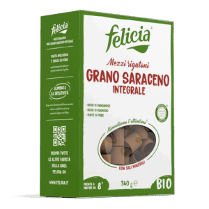 Felicia Grano Saraceno Mezzi Rigatoni Bio 340 g
