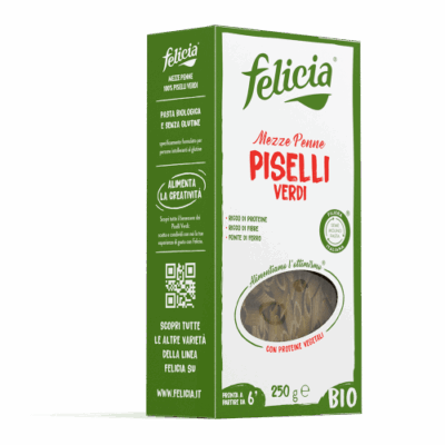 Felicia Mezze Penne Piselli Verdi Bio 250 g