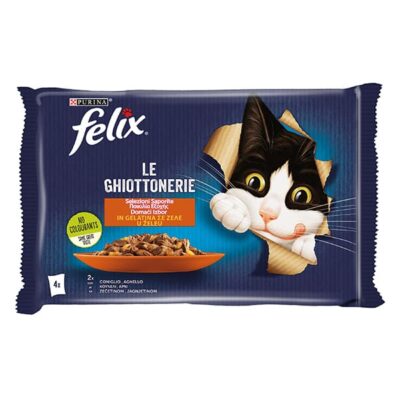 Felix Le Ghiottonerie Con Agnello Multipack 4 x 85 g
