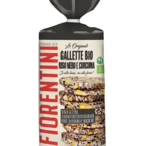 Fiorentini Gallette Riso Nero Curcuma Bio 100 g