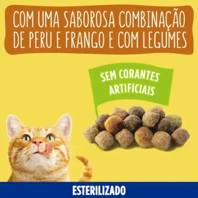 Friskies Croccantini Gatto Sterilizzato Tacchino e Verdure 375 g