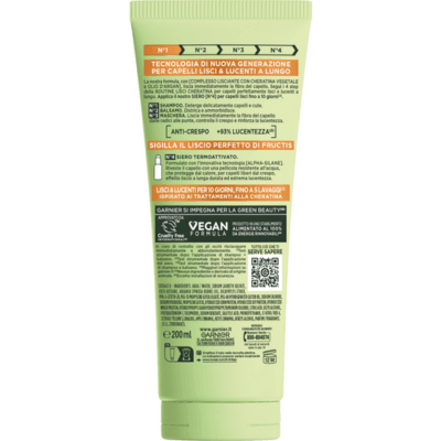 Fructis Shampoo Lisci Keratin 200 ml