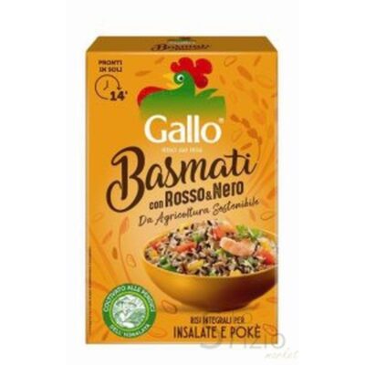 Gallo Riso Basmati Nero/Rosso 500 g