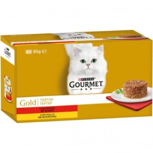 Gourmet Gold Tortini Manzo/Pollo 4 x 85 g