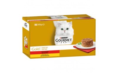 Gourmet Gold Tortini Manzo/Pollo 4 x 85 g